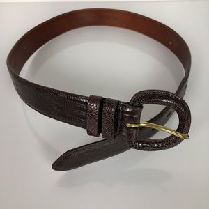 Genuine lizard belt Sz 28